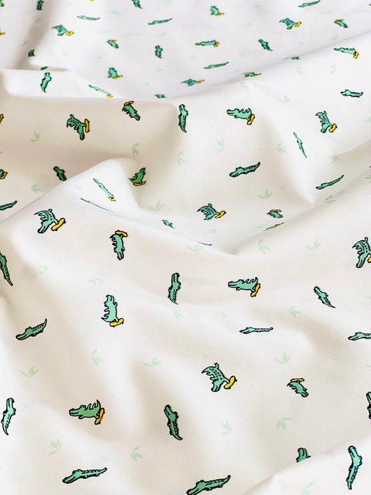 Printed Cotton Crocodiles