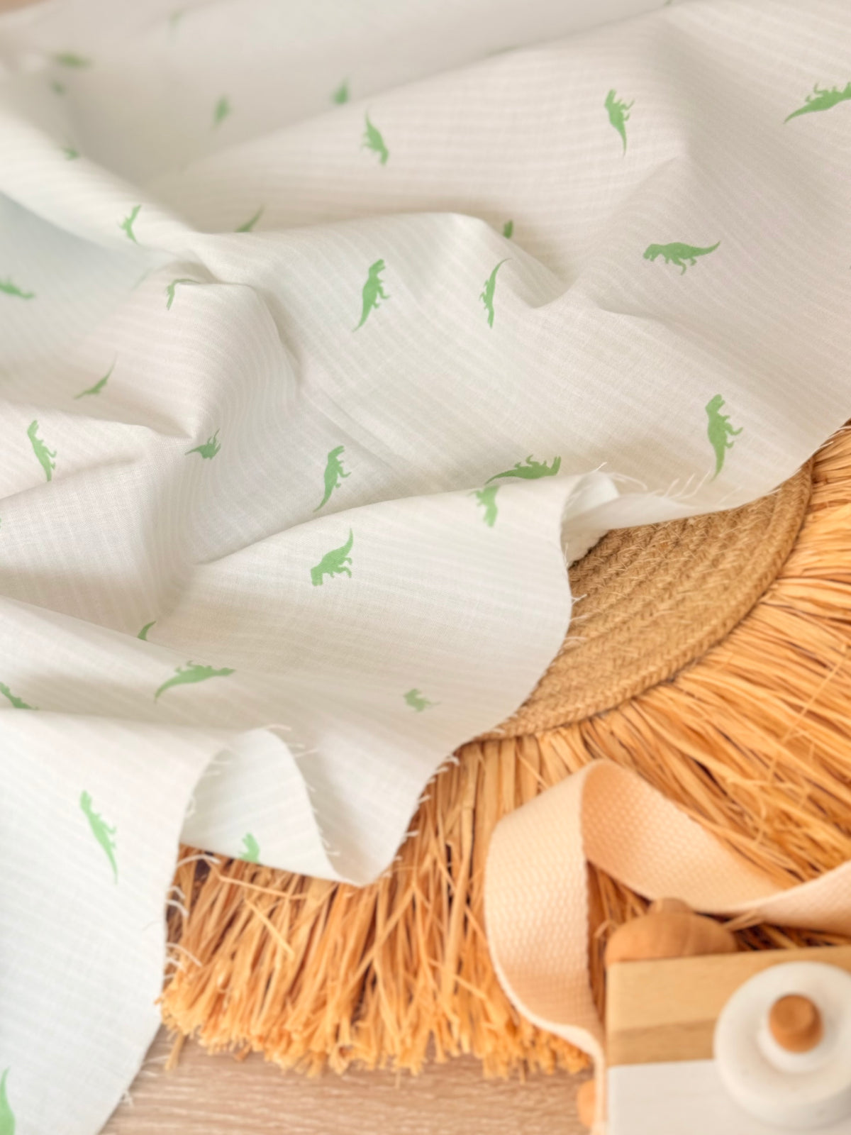 Printed Cotton Tiny Dinos