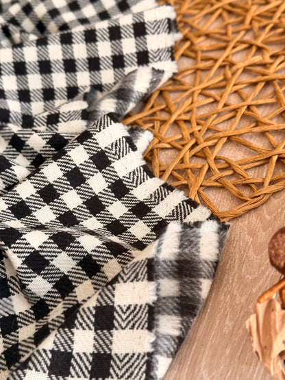 Paño de Lana Classic Gingham Noir