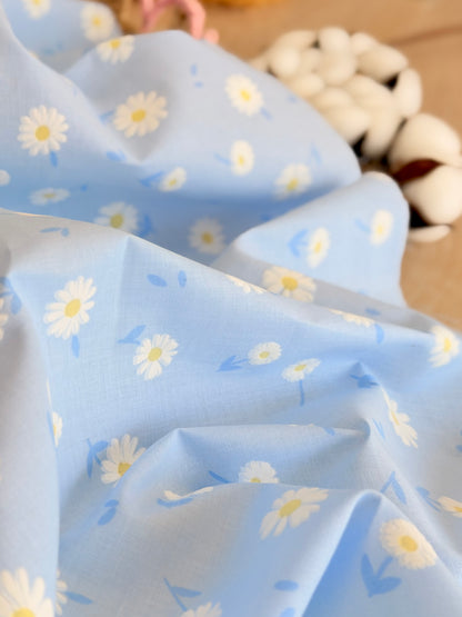 Puff Printed Cotton Daisy Blush