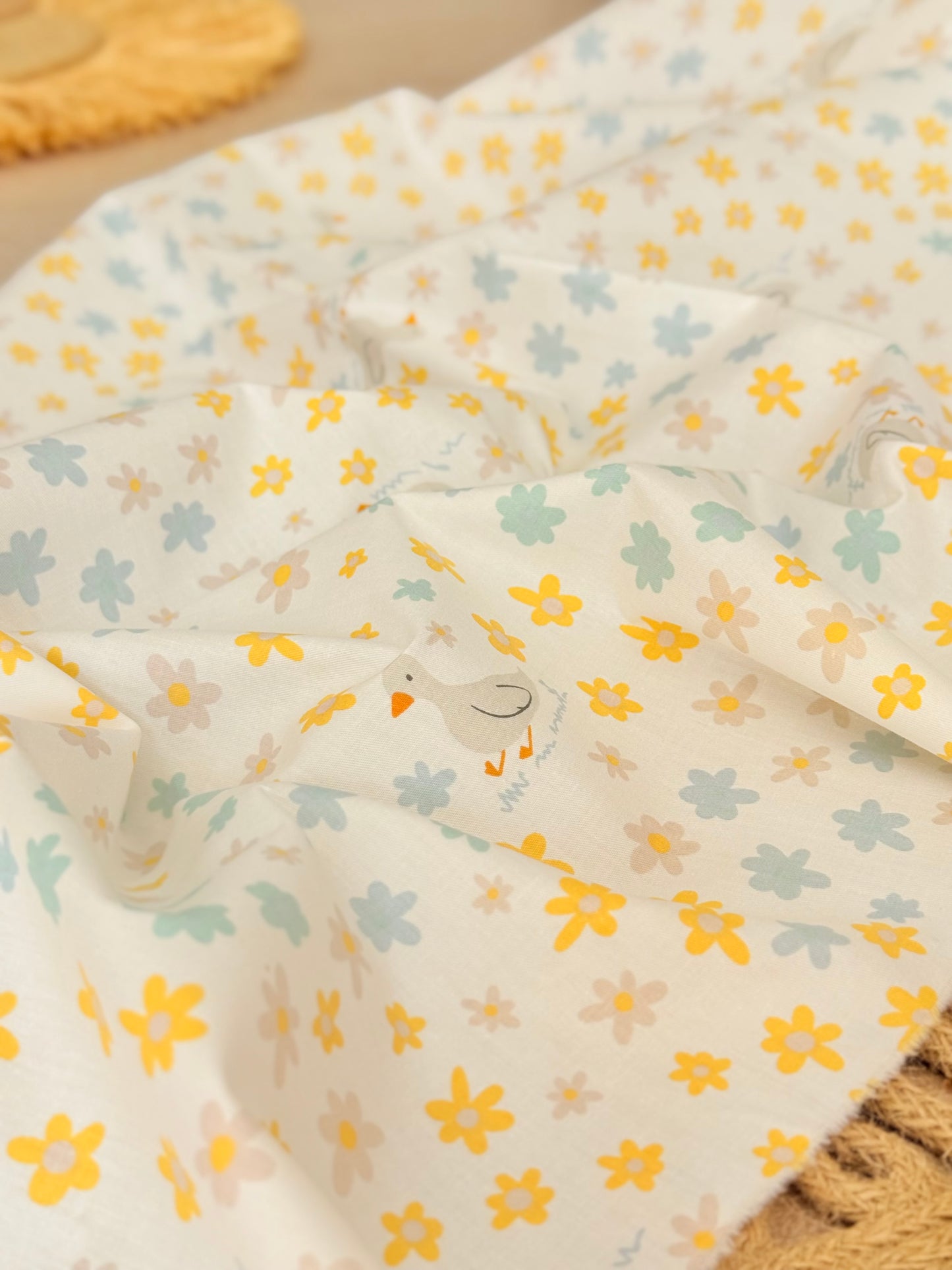 Cotton Twill Sunny Daisies