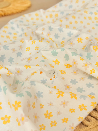 Cotton Twill Sunny Daisies
