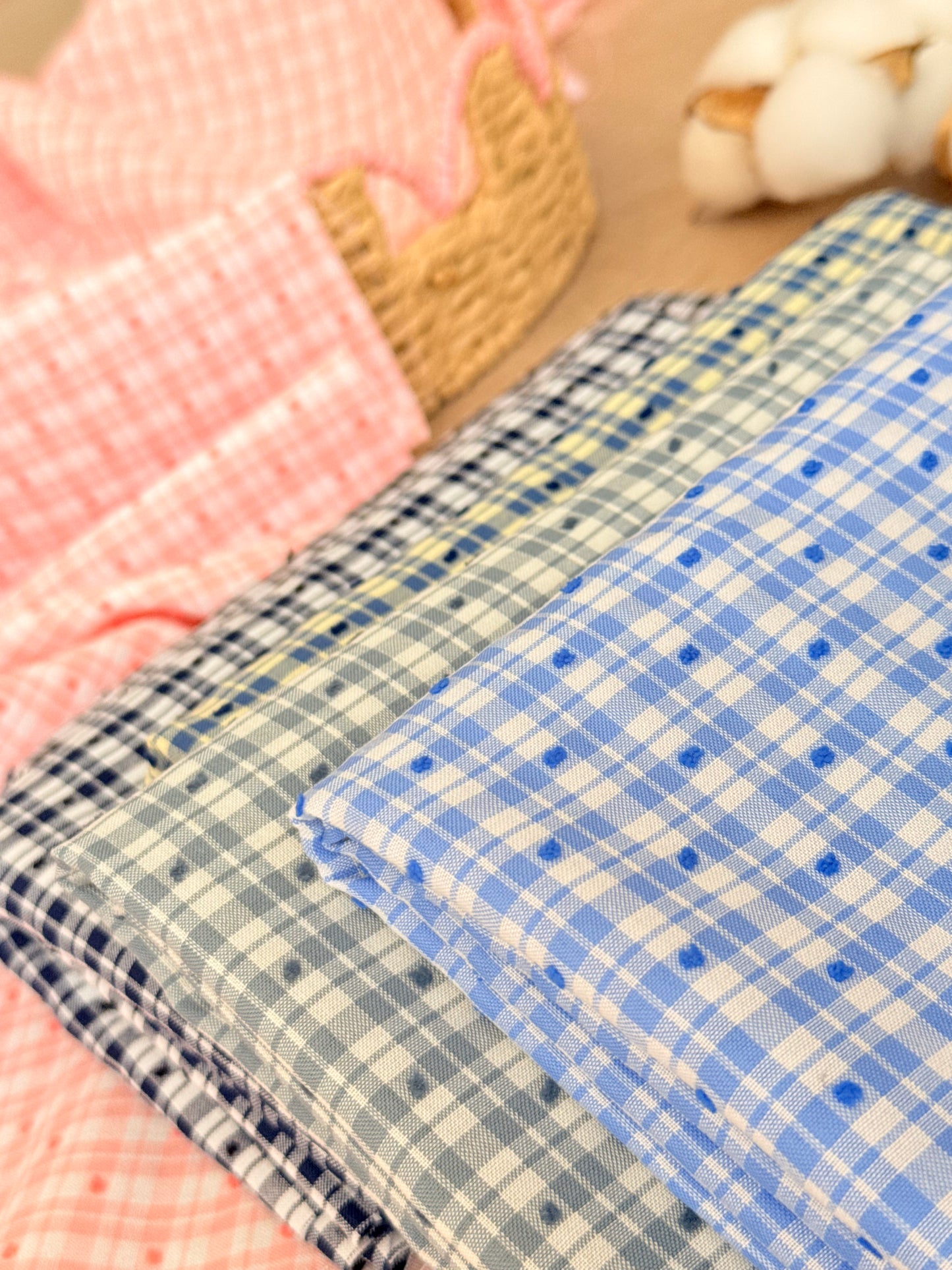Plumeti Cotton Vichy | Algodón Plumeti