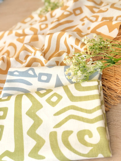 Printed Linen Sahara Flow
