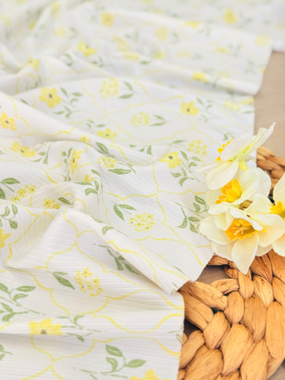 Printed Rib Morning Bloom