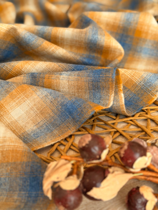 Paño de Lana Autumn Sky Plaid