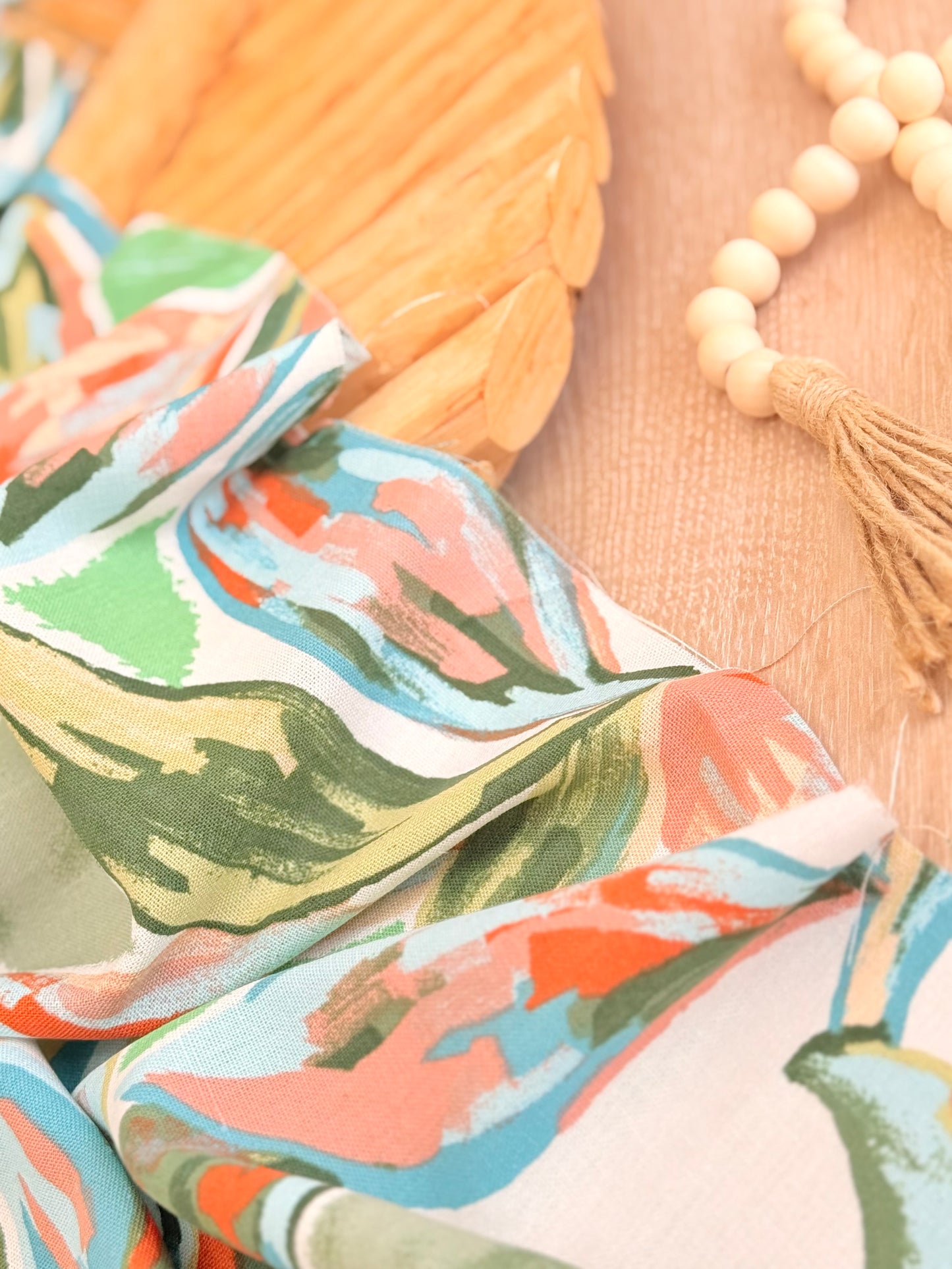 Printed Linen Jungle Breeze