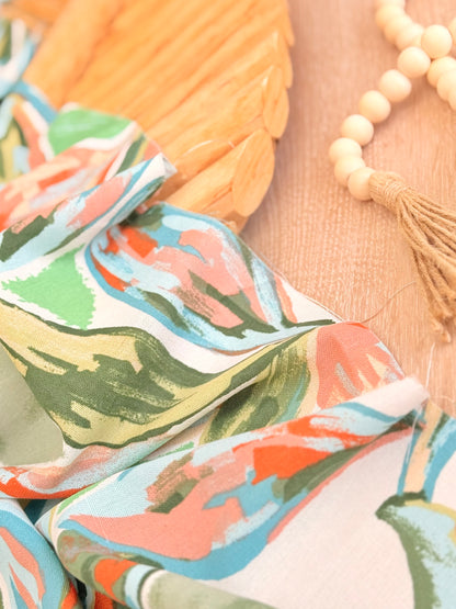 Printed Linen Jungle Breeze