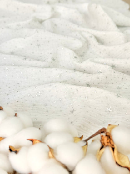 Muselina Silver Stardust