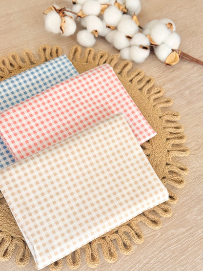 Cotton Twill Pastel Vichy