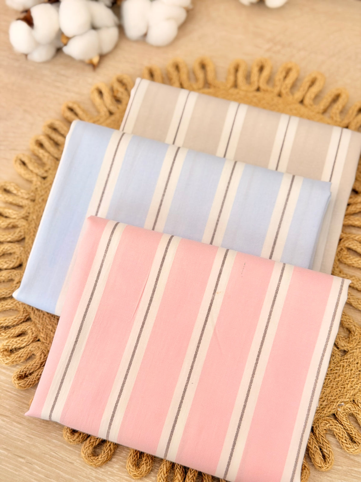 Printed Cotton Stripes 06