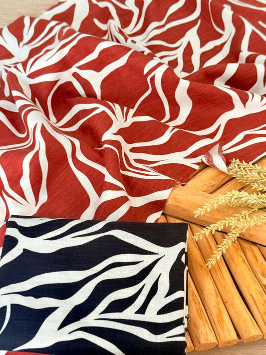 Printed Linen Wild Flow