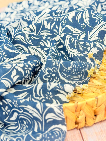 Printed Linen Rustic Garden