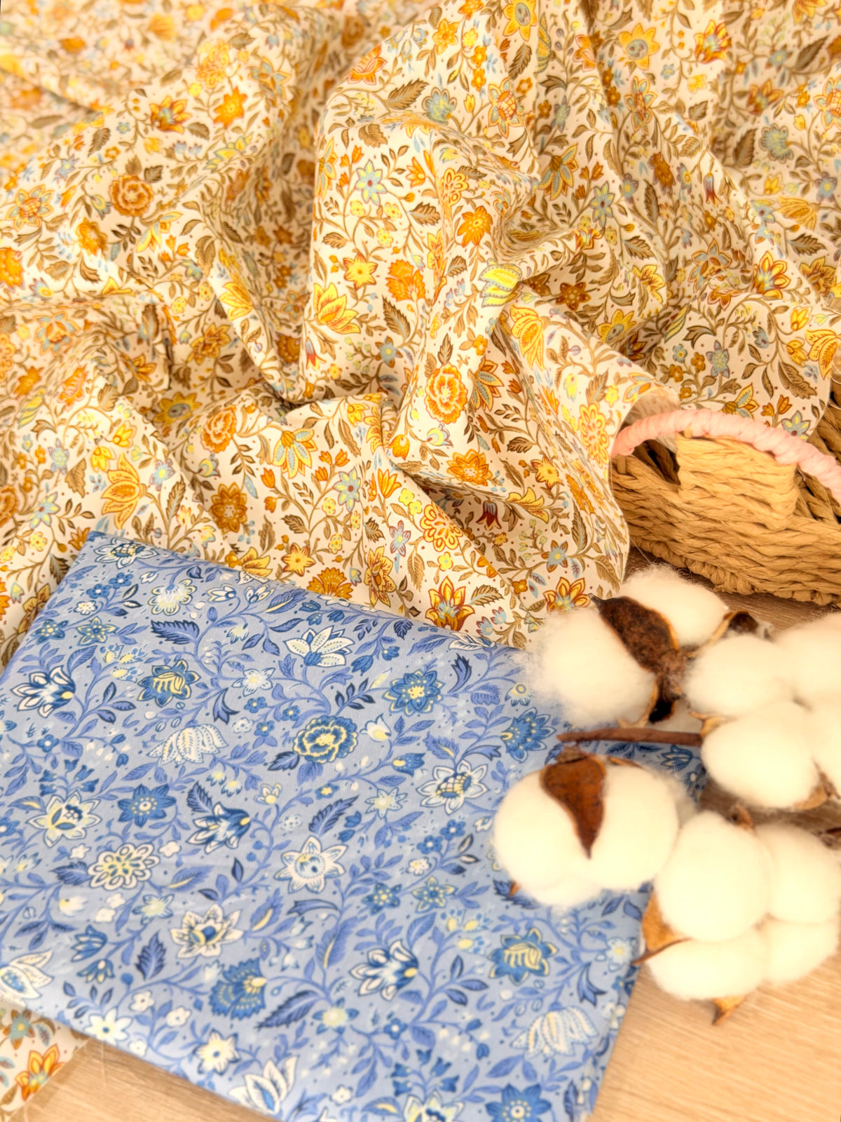 Cotton Twill Autumn Bloom