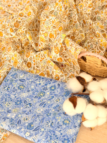 Cotton Twill Autumn Bloom
