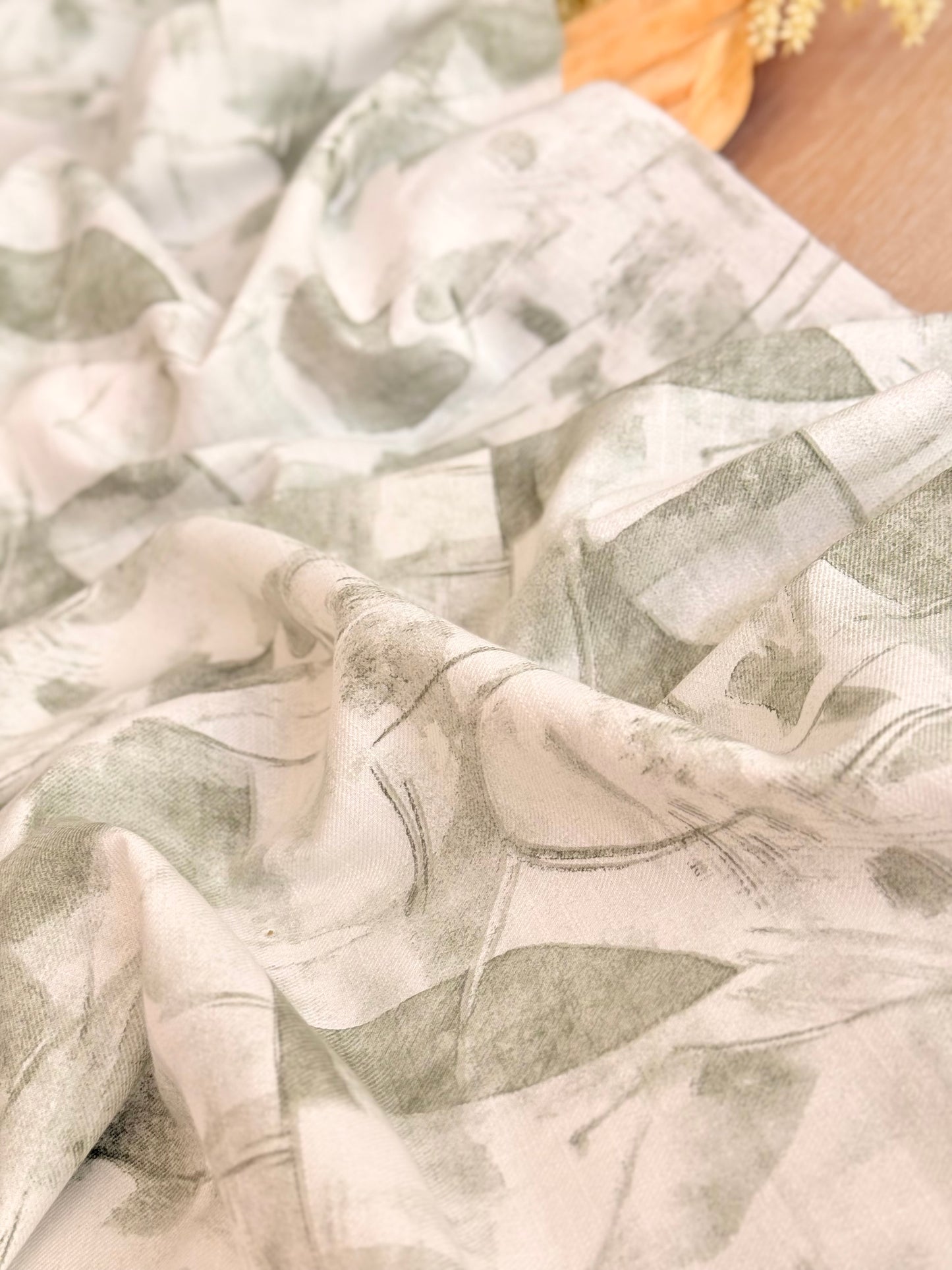 Printed Linen Slub Painter’s Canvas
