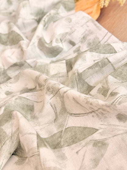 Printed Linen Slub Painter’s Canvas