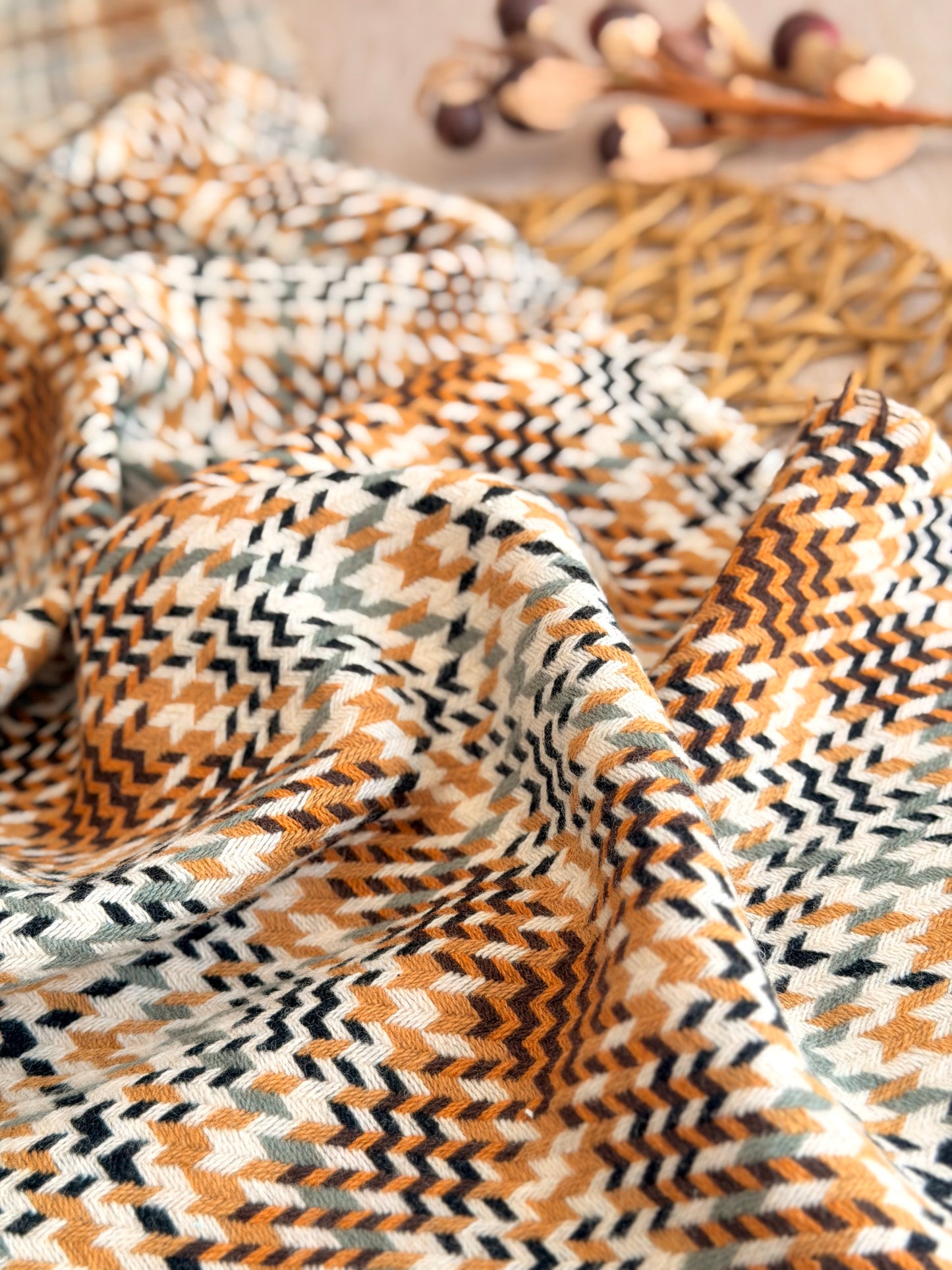 Paño de Lana Autumn Herringbone