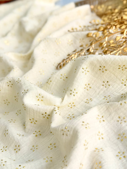 Muselina Foil Golden Petals