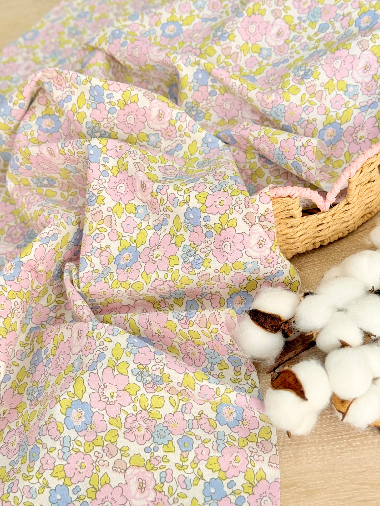 Cotton Twill Pastel Meadow