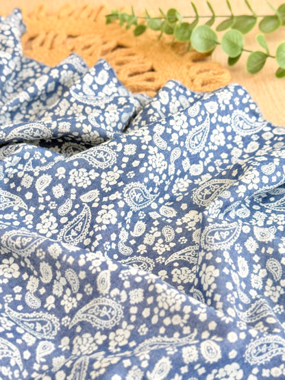 Printed Denim Bandana