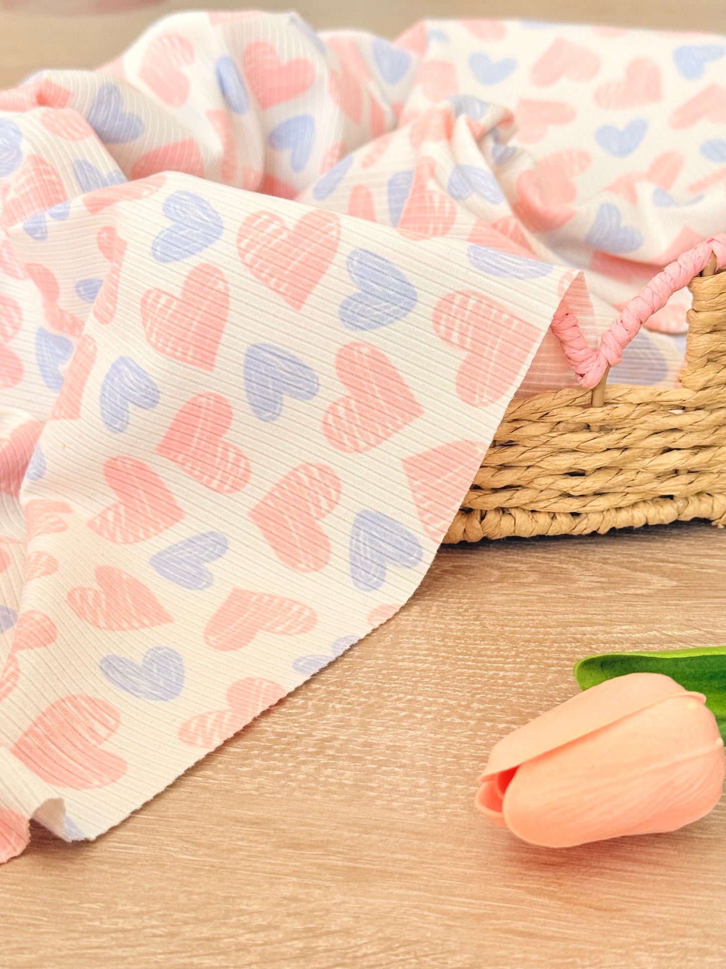Printed Rib Candy Hearts