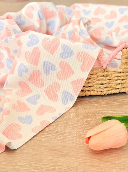 Printed Rib Candy Hearts