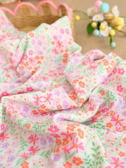 Printed Rib Garden Party