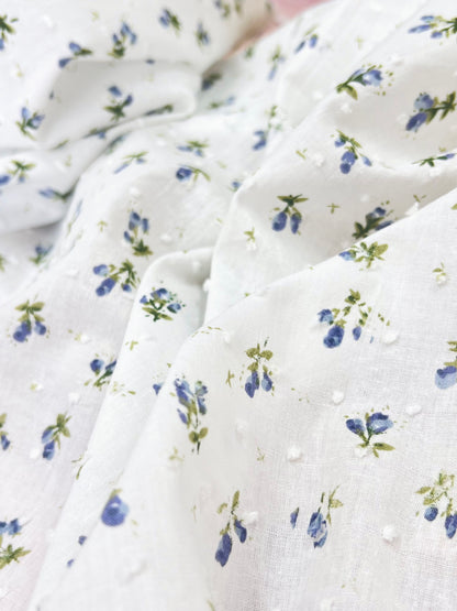 Printed Plumeti Cotton Flowers 17