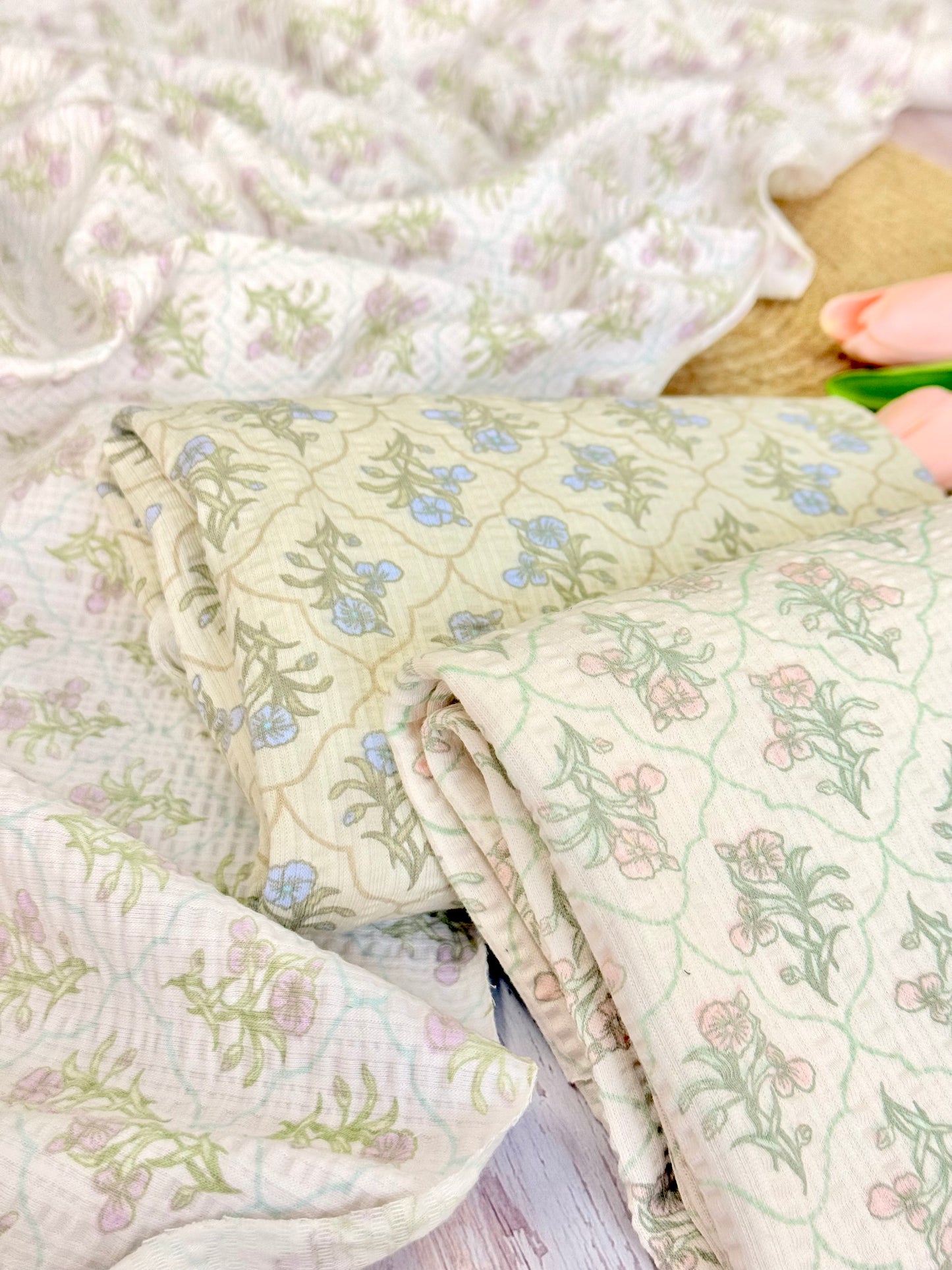 Knitted Seersucker Soft Herbarium