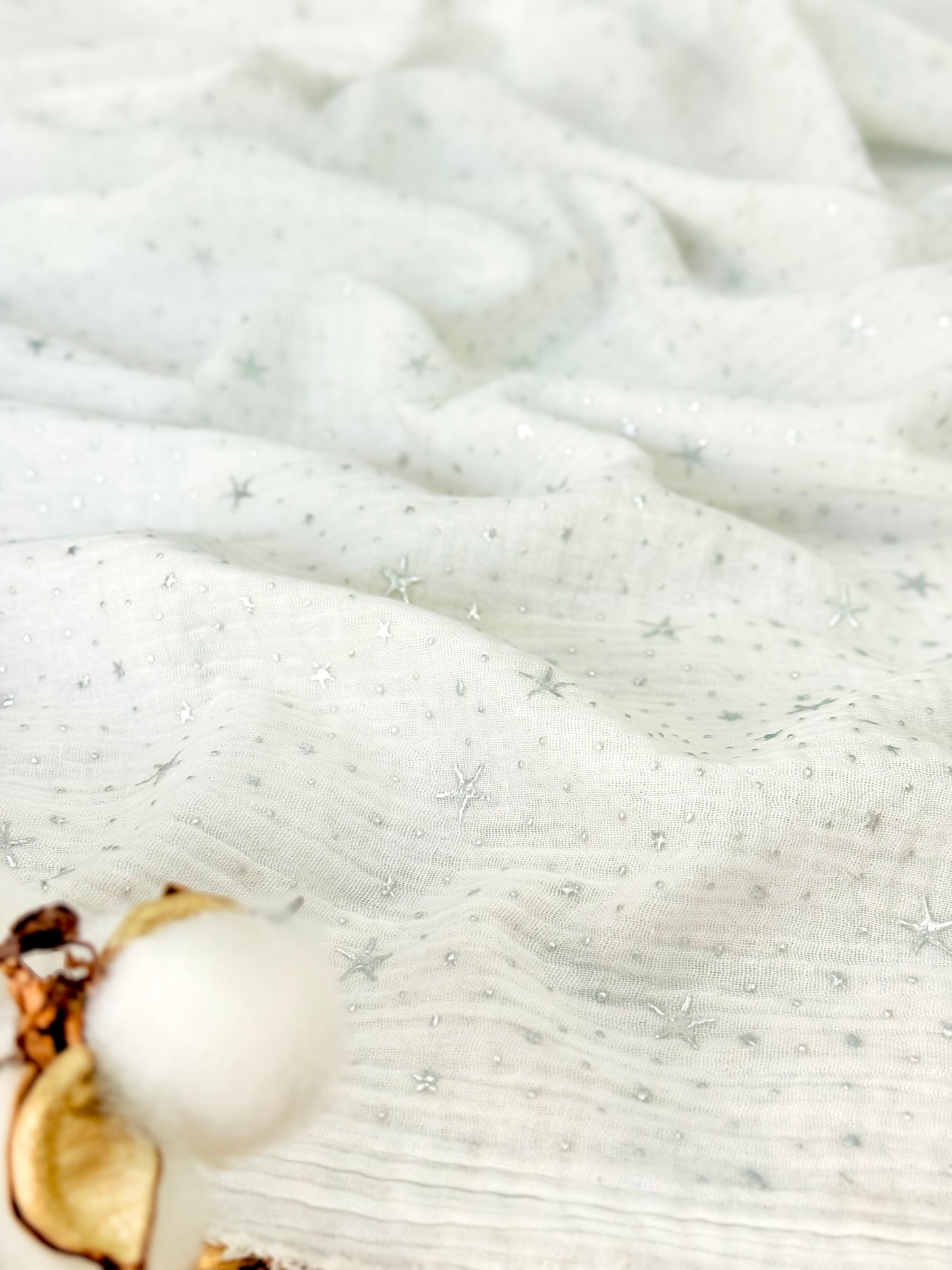 Muselina Silver Stardust