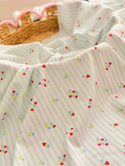 Interlock Strawberry Stripes