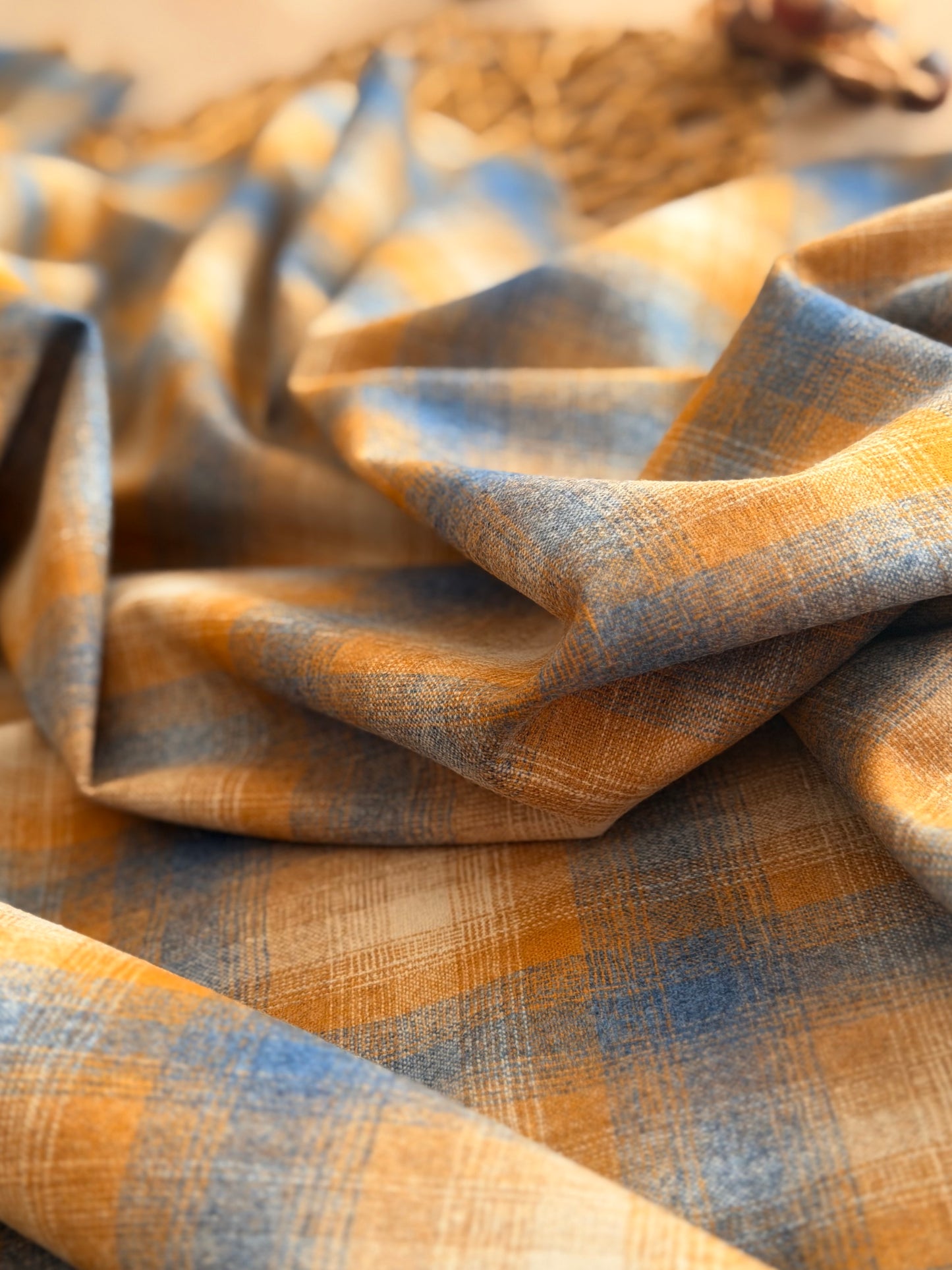 Paño de Lana Autumn Sky Plaid