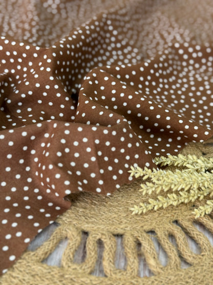 Printed Linen Polka Atelier