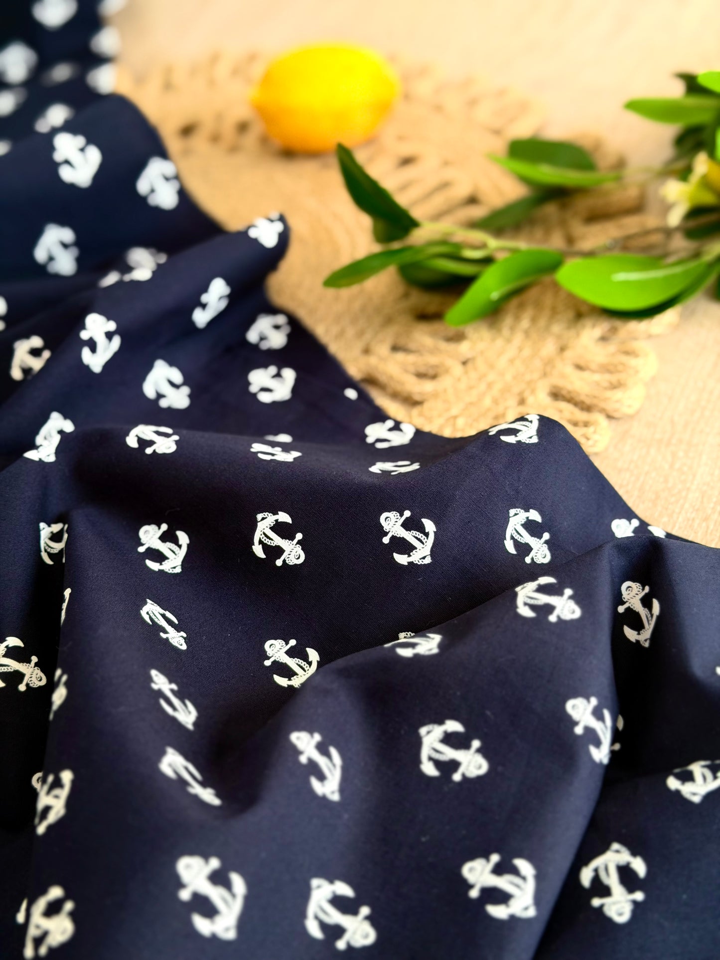 Printed Cotton Sail Away