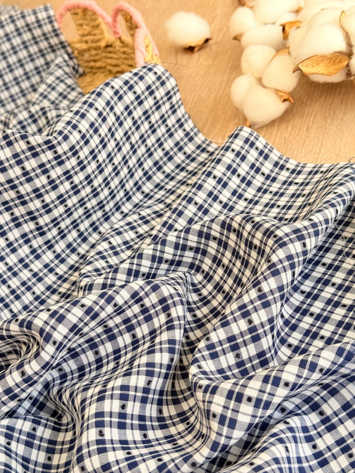 Plumeti Cotton Vichy | Algodón Plumeti