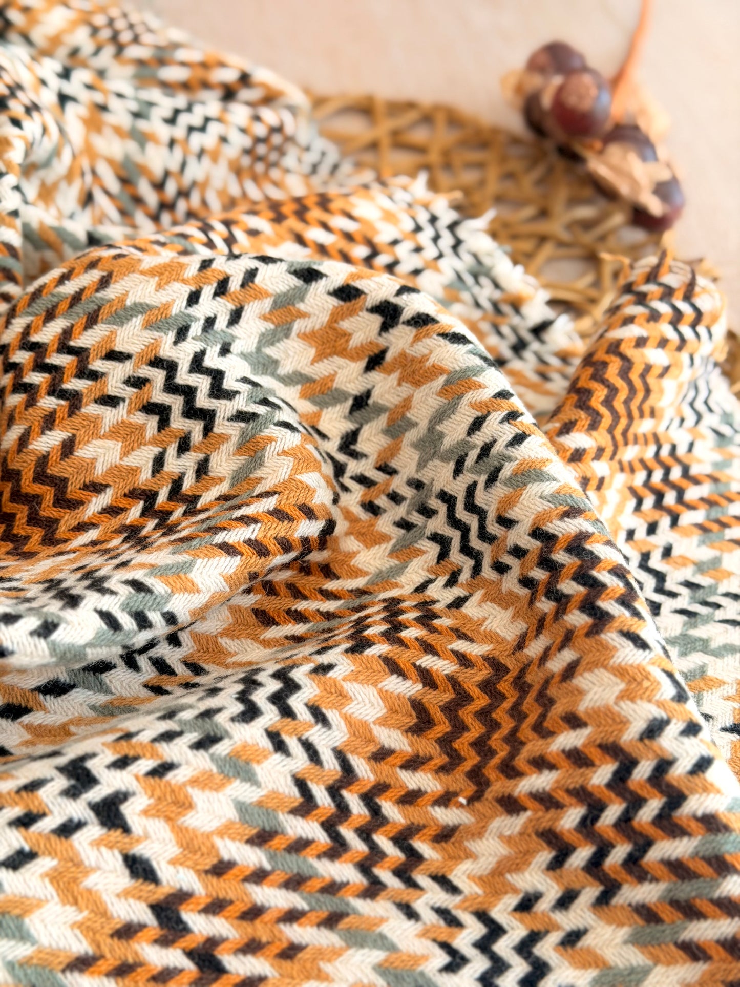 Paño de Lana Autumn Herringbone
