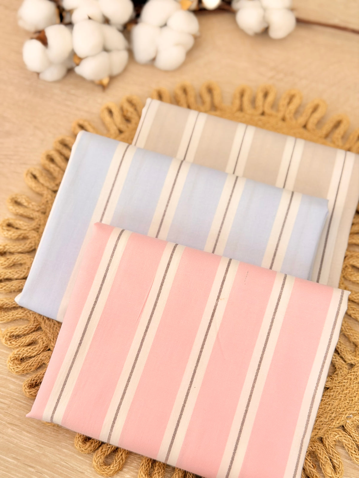 Printed Cotton Stripes 06