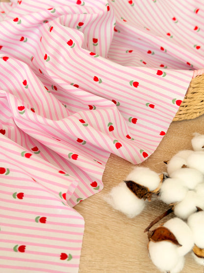 Printed Cotton Tulip Lane