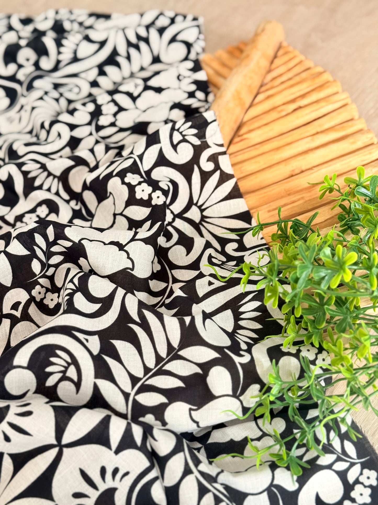 Printed Linen Florentine