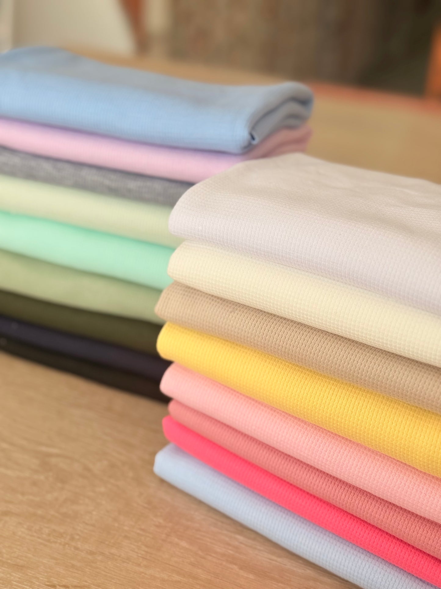 Mini Waffle Stretch Fabric