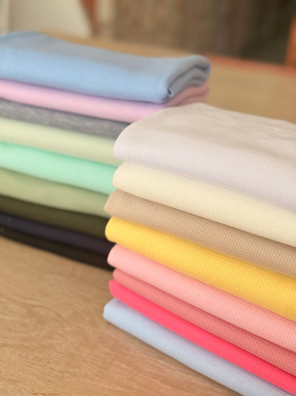 Mini Waffle Stretch Fabric