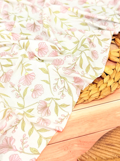 Printed Rib Blossom Charm