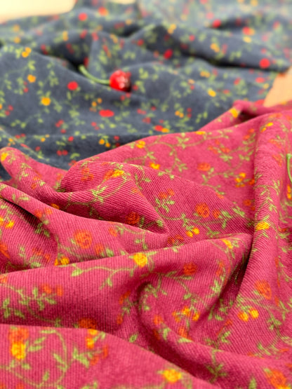 Printed Corduroy Flower 21