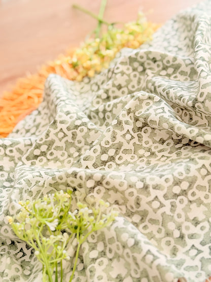 Printed Linen Terra Mosaic