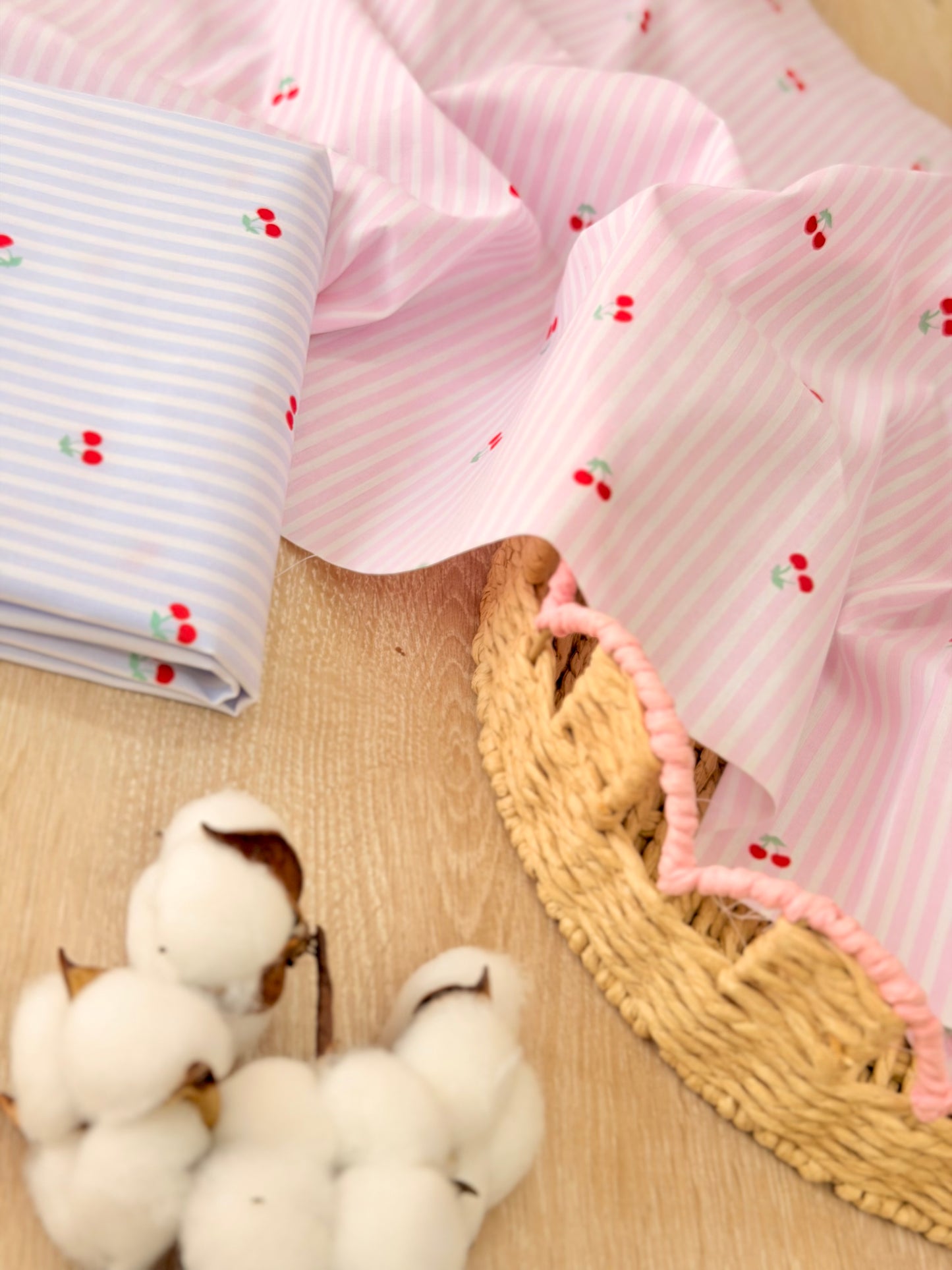 Printed Cotton Cherry Lane