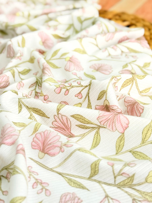 Printed Rib Blossom Charm