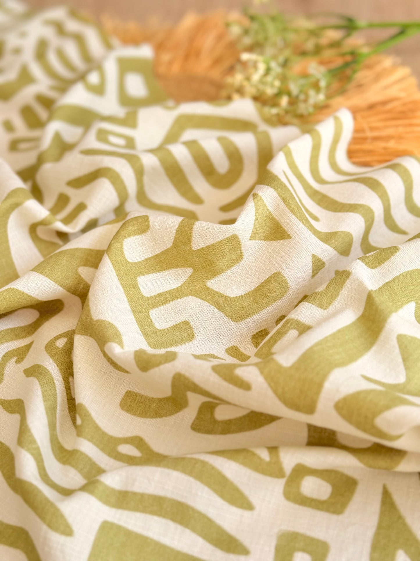 Printed Linen Sahara Flow