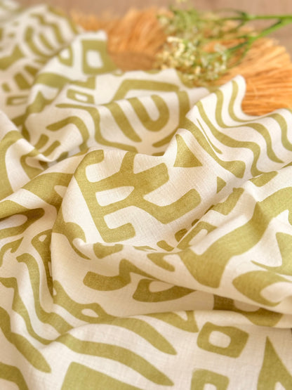 Printed Linen Sahara Flow