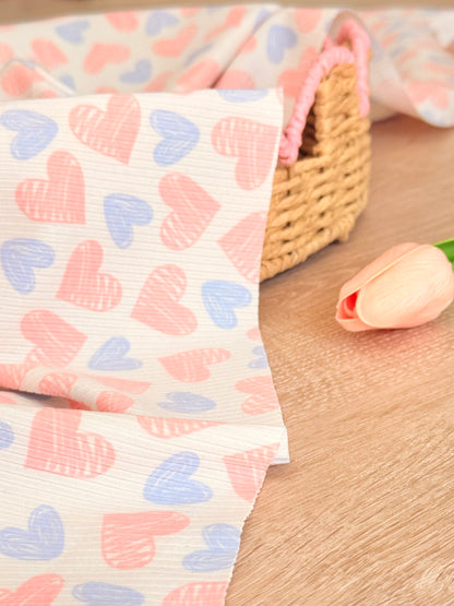 Printed Rib Candy Hearts